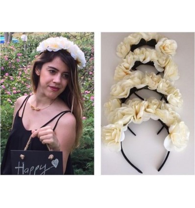 BRIDAL BÜYÜK ÇİÇEK FLORAL ÇİÇEKLİ TAÇ