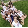 PIRLANTA DETAYLI BRIDE-BRIDE TEAM BASKILI GELİN NEDİME TİŞORT