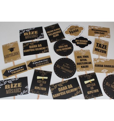 MEZUNİYET PARTİSİ PANKART SETİ