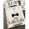 THE GROOM BASKILI PAPYON DETAYLI DAMAT TİŞORT