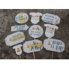 AYICIK TEMALI BABY SHOWER PARTİSİ EL PANKART SETİ