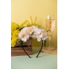 BRIDAL EKRU ÇİÇEKLİ FLORAL TAÇ