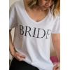 SİYAH BRIDE BASKI DETAYLI GELİN TİŞORT