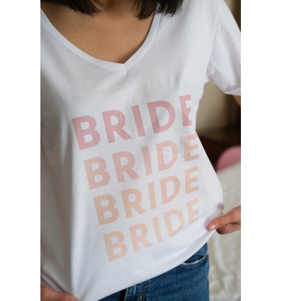 ÇOKLU BRIDE BASKI DETAYLI GELİN TİŞORT