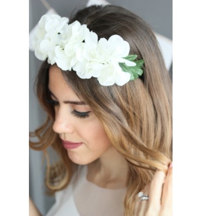 PURE ORTANCA FLORAL ÇİÇEKLİ TAÇ