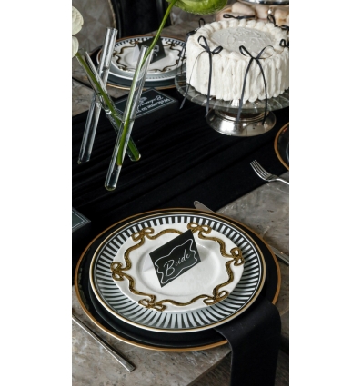 ALL TIED UP BRIDE BRIDESMAID MASA KARTLARI