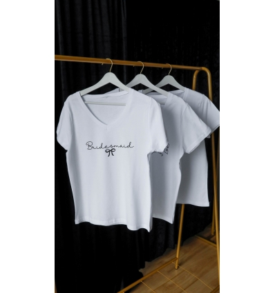 ALL TIED UP- FİYONK DETAYLI BRIDESMAID TİŞORT