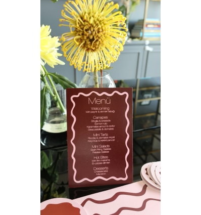 DRINK AND DRAW ÖZEL DOKULU SERVİS