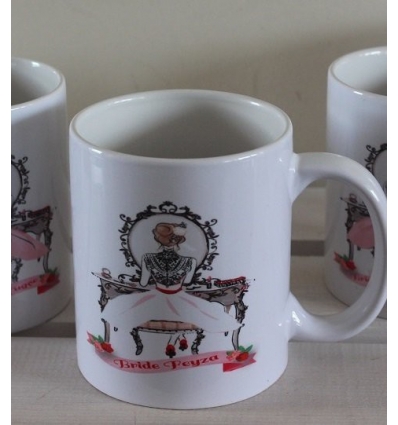 BRIDE ÖZEL TASARIM İSİM BASKILI KAHVE  KUPASI