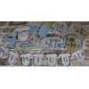 AYICIK TEMALI BABY SHOWER PARTİSİ EL PANKARTI VE BANNER SETİ