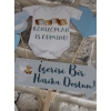 AYICIK TEMALI BABY SHOWER PARTİSİ EL PANKARTI VE BANNER SETİ