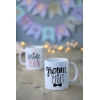 BRIDE & GROOM İSİM BASKILI KAHVE KUPASI